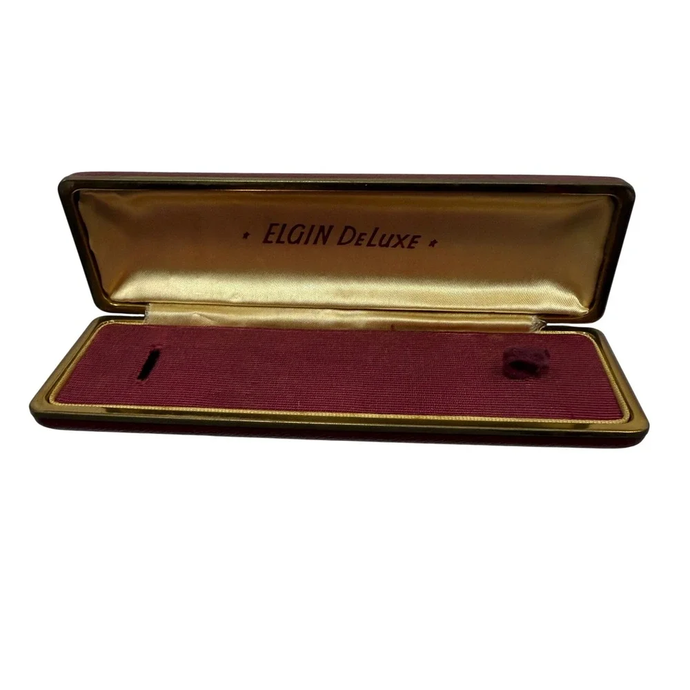 Vintage Elgin De Luxe Watch Box